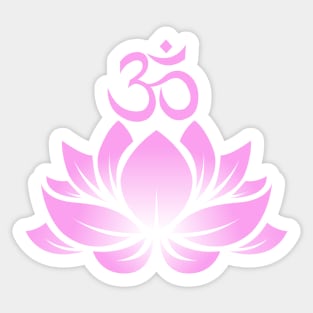 Lotus Pink Sticker